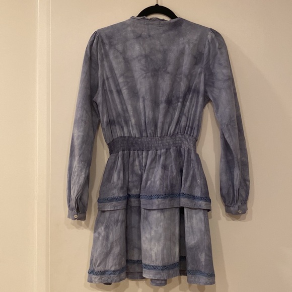 Tie die blue mini dress - Picture 3 of 7